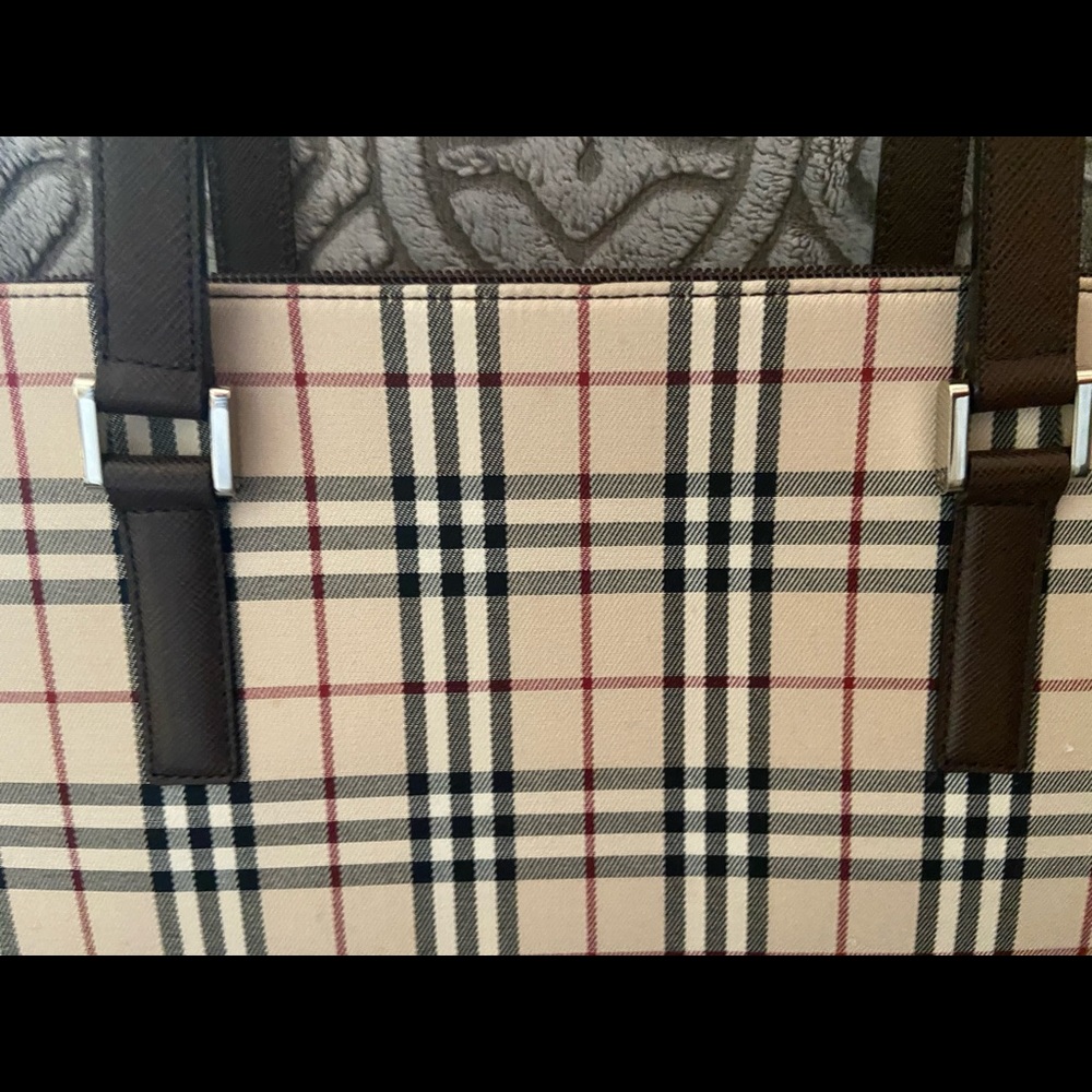 Authentic Burberry laptop tote bag